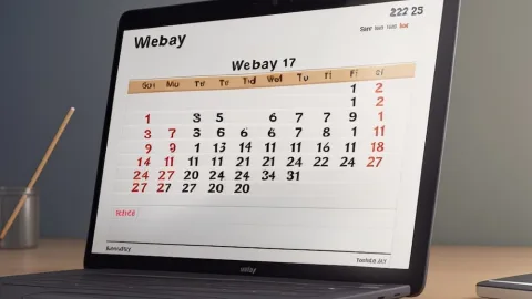 ホームページ に カレンダー 設定する方法