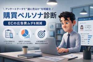 【購買ペルソナ診断】ECの広告費のムダを削減