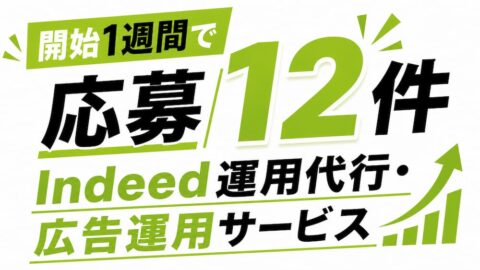 開始1週間で応募12件｜Indeed運用代行・広告運用【クロト】