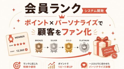会員ランク システム開発｜ポイント×パーソナライズで顧客をファン化